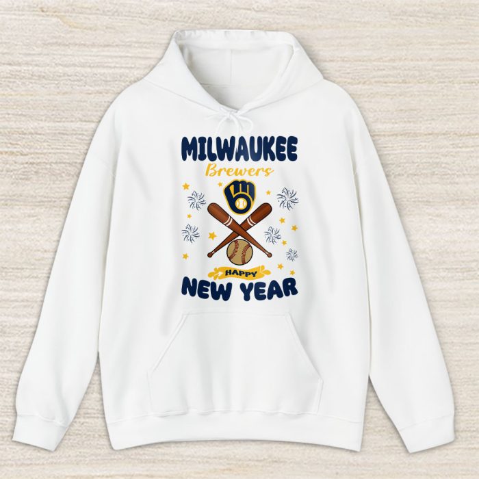 Milwaukee Brewers Happy New Year MLB Gift For Fan Unisex Hoodie TAH22809