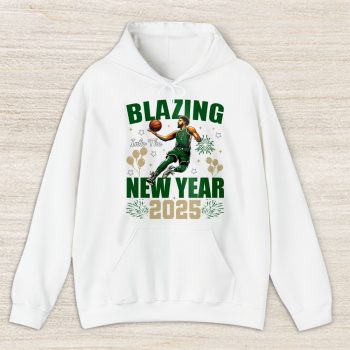 Milwaukee Bucks Blazing Into The New Year NBA Gift For Fan Hello 2025 Unisex Hoodie TAH22805