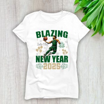 Milwaukee Bucks Blazing Into The New Year NBA Gift For Fan Hello 2025 Unisex Sweatshirt TAS22805