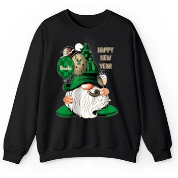 Milwaukee Bucks Happy New Year NBA Gift For Fan Cute Gnomes Unisex Sweatshirt TAS22804