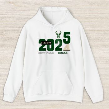 Milwaukee Bucks Happy New Year NBA Gift For Fan Hello 2025 Unisex Hoodie TAH22801