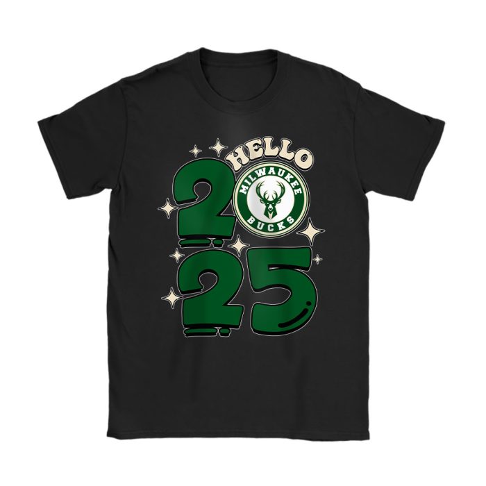 Milwaukee Bucks Happy New Year NBA Gift For Fan Unisex T-Shirt Cotton Tee TAT22802