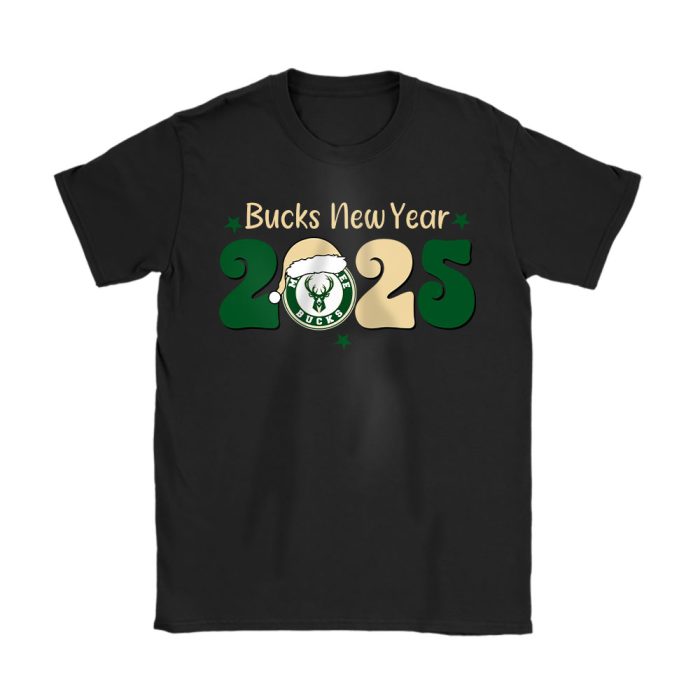 Milwaukee Bucks Happy New Year NBA Gift For Fan Unisex T-Shirt Cotton Tee TAT22803