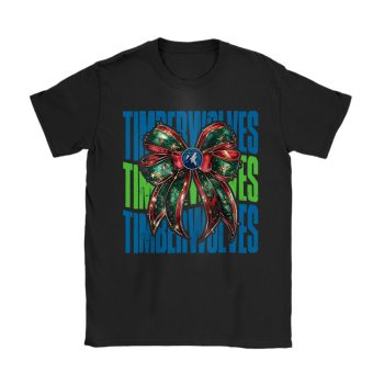 Minnesota Timberwolves Merry Christmas NBA Gift For Fan Christmas Funny Unisex T-Shirt Cotton Tee TAT23244