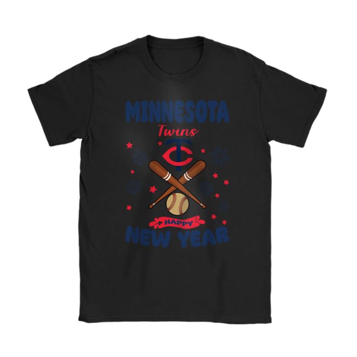 Minnesota Twins Happy New Year MLB Gift For Fan Unisex T-Shirt Cotton Tee TAT22834