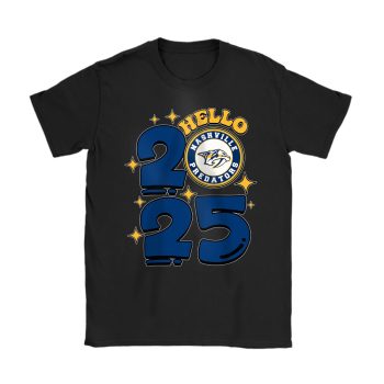 Nashville Predators Happy New Year NHL Gift For Fan Unisex T-Shirt Cotton Tee TAT22881