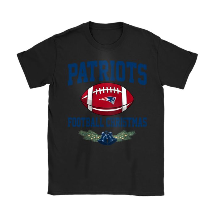 New England Patriots Merry Christmas NFL Gift For Fan Baseball Christmas Unisex T-Shirt Cotton Tee TAT23246