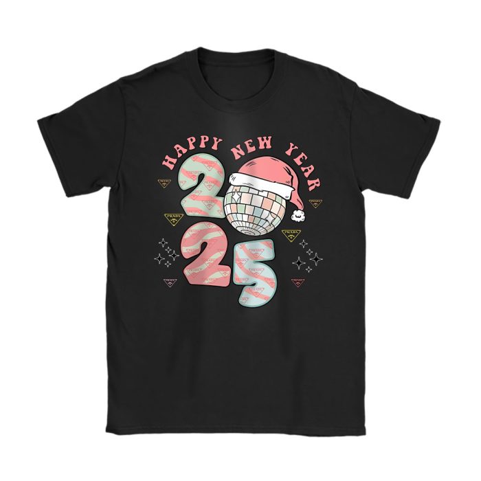 New Year Squad Disco Ball Party Shirt Family Matching Prada Unisex T-Shirt Cotton Tee TAT22136