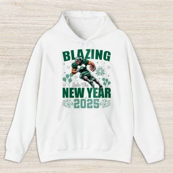 New York Jets Blazing New Year NFL Gift For Fan Hello 2025 Unisex Hoodie TAH22917