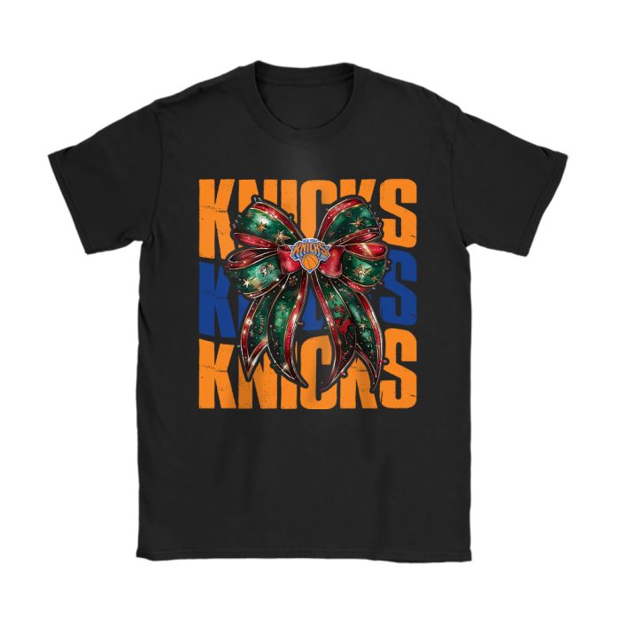 New York Knicks Merry Christmas NBA Gift For Fan Christmas Funny Unisex T-Shirt Cotton Tee TAT23251