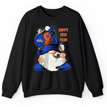 New York Mets Happy New Year MLB Gift For Fan Cute Gnomes Unisex Sweatshirt TAS22927