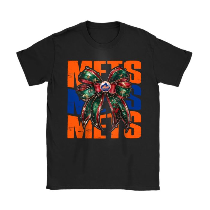 New York Mets Merry Christmas MLB Gift For Fan Christmas Funny Unisex T-Shirt Cotton Tee TAT23252