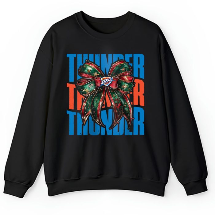 Oklahoma City Thunder Merry Christmas NBA Gift For Fan Christmas Funny Unisex Sweatshirt TAS23255