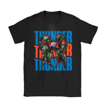 Oklahoma City Thunder Merry Christmas NBA Gift For Fan Christmas Funny Unisex T-Shirt Cotton Tee TAT23255