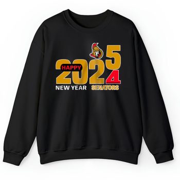Ottawa Senators Happy New Year NHL Gift For Fan Hello 2025 Unisex Sweatshirt TAS22956