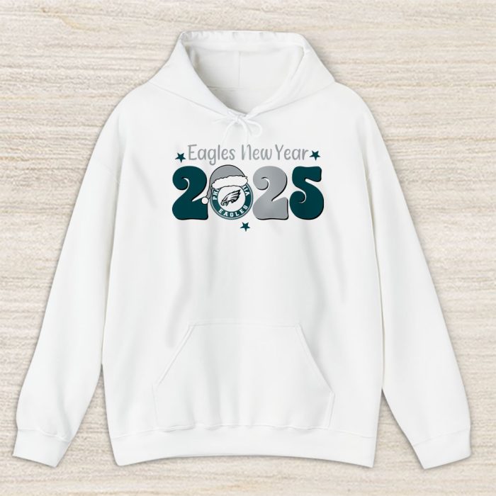 Philadelphia Eagles Happy New Year NFL Gift For Fan Hello 2025 Unisex Hoodie TAH22972
