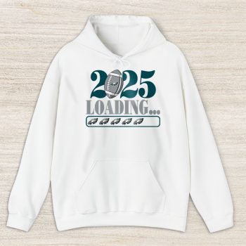 Philadelphia Eagles Happy New Year NFL Loading 2025 Gift For Fan Unisex Hoodie TAH22975