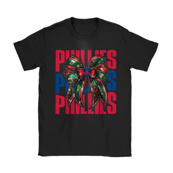 Philadelphia Phillies Merry Christmas MLB Gift For Fan Christmas Funny Unisex T-Shirt Cotton Tee TAT23259