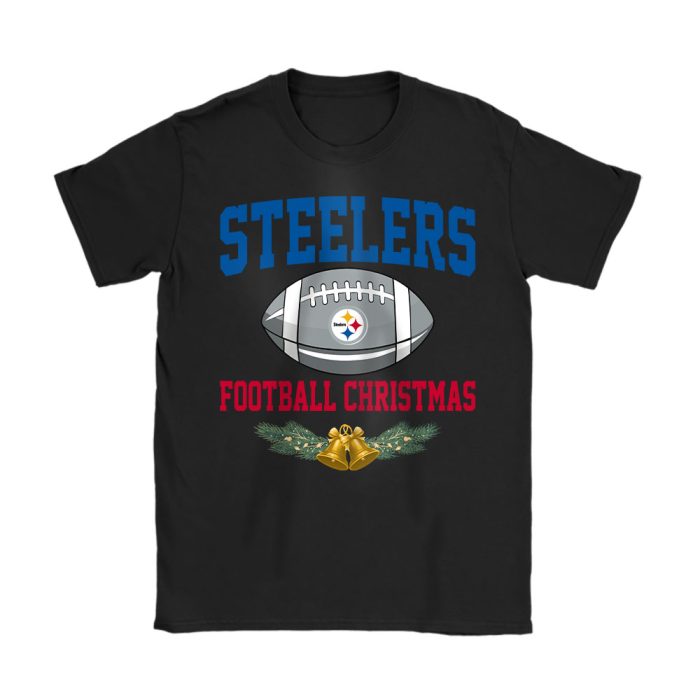 Pittsburgh Steelers Merry Christmas NFL Gift For Fan Baseball Christmas Unisex T-Shirt Cotton Tee TAT23261