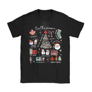 Retro Christmas Tis The Season Dsquared2 Unisex T-Shirt Cotton Tee TAT22151