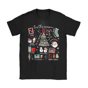 Retro Christmas Tis The Season Fendi Unisex T-Shirt Cotton Tee TAT22152