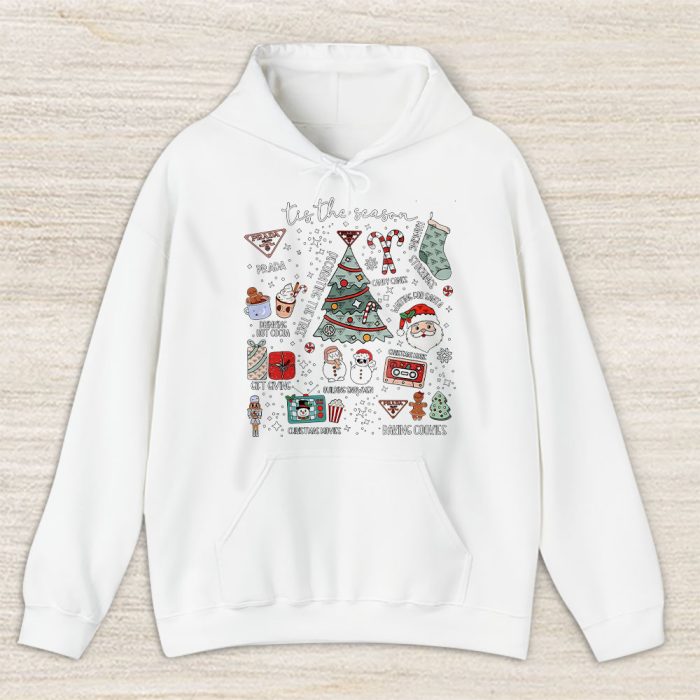Retro Christmas Tis The Season Prada Unisex Hoodie TAH22156