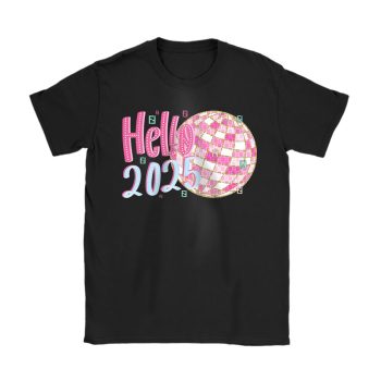 Retro New Year 2025 Disco Ball Fendi Unisex T-Shirt Cotton Tee TAT22169