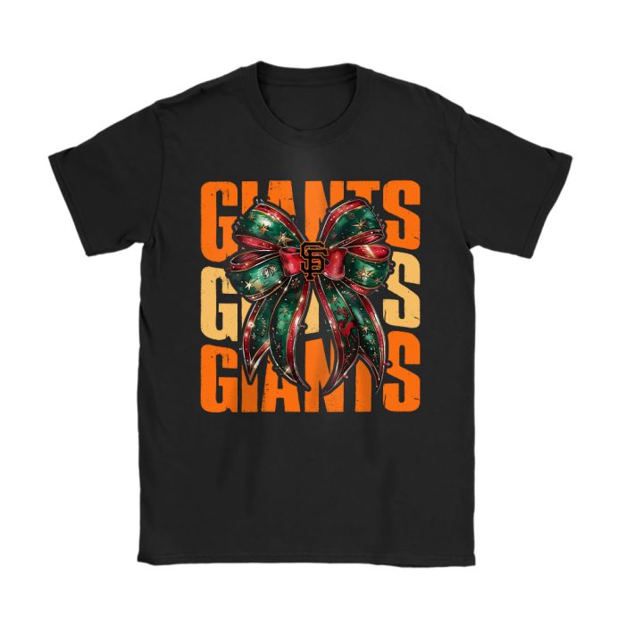San Francisco Giants Merry Christmas MLB Gift For Fan Christmas Funny Unisex T-Shirt Cotton Tee TAT23270