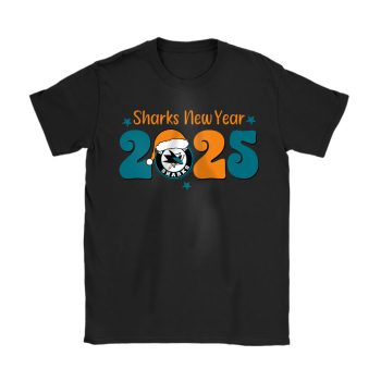San Jose Sharks Happy New Year NHL Gift For Fan Unisex T-Shirt Cotton Tee TAT23089