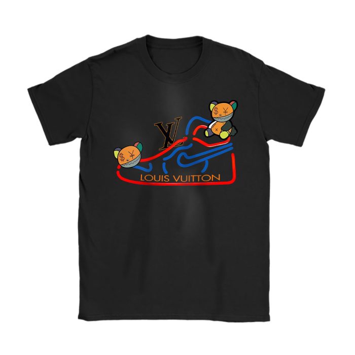 Sneaker Bear Louis Vuitton Unisex T-Shirt Cotton Tee TAT22175