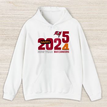 Tampa Bay Buccaneers Blazing New Year NFL Gift For Fan Hello 2025 Unisex Hoodie TAH23104