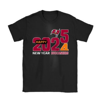Tampa Bay Buccaneers Blazing New Year NFL Gift For Fan Hello 2025 Unisex T-Shirt Cotton Tee TAT23104