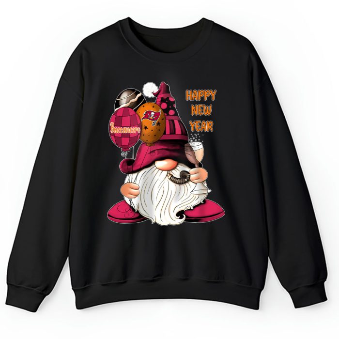 Tampa Bay Buccaneers Happy New Year NFL Gift For Fan Cute Gnomes Unisex Sweatshirt TAS23115