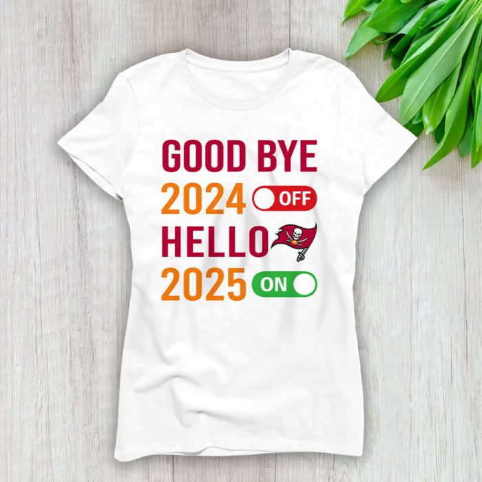 Tampa Bay Buccaneers Happy New Year NFL Gift For Fan Goodbye 2024 Hello 2025 Unisex Sweatshirt TAS23106