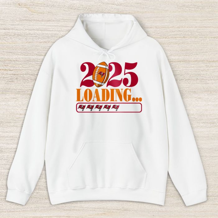 Tampa Bay Buccaneers Happy New Year NFL Loading 2025 Gift For Fan Unisex Hoodie TAH23112