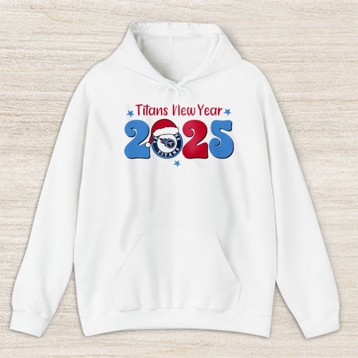 Tennessee Titans Happy New Year NFL Gift For Fan Hello 2025 Unisex Hoodie TAH23134