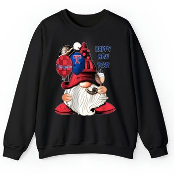 Texas Rangers Happy New Year MLB Gift For Fan Cute Gnomes Unisex Sweatshirt TAS23146