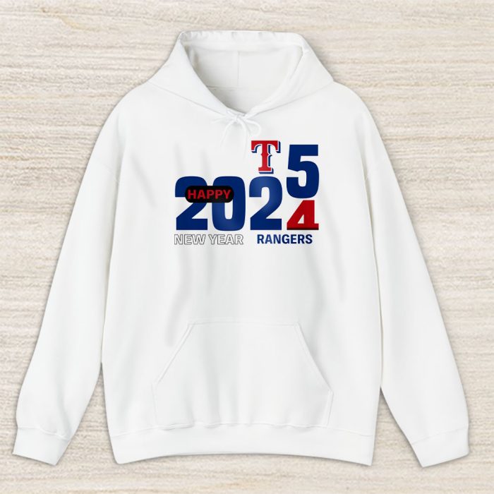 Texas Rangers Happy New Year MLB Gift For Fan Hello 2025 Unisex Hoodie TAH23142