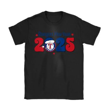 Texas Rangers Happy New Year MLB Gift For Fan Unisex T-Shirt Cotton Tee TAT23144