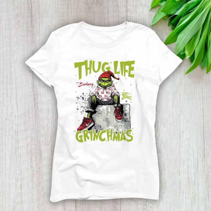 Thug Life Retro Christmas Grinch Burberry Unisex Sweatshirt TAS22195