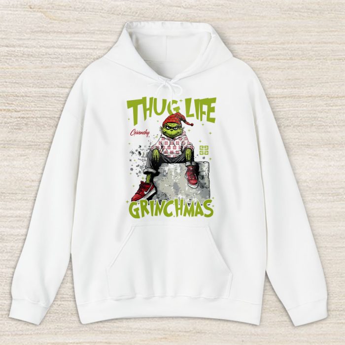 Thug Life Retro Christmas Grinch Givenchy Unisex Hoodie TAH22201