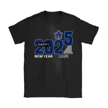 Toronto Maple Leafs Happy New Year NHL Gift For Fan Hello 2025 Unisex T-Shirt Cotton Tee TAT23148