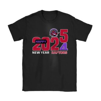 Toronto Raptors Happy New Year NBA Gift For Fan Hello 2025 Unisex T-Shirt Cotton Tee TAT23153