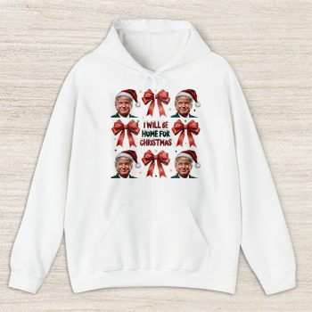 Trump Ill Be Home For Christmas Humorous Trump Christmas Dior Unisex Hoodie TAH22189