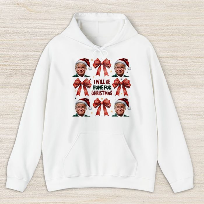 Trump Ill Be Home For Christmas Humorous Trump Christmas Louis Vuitton Unisex Hoodie TAH22193