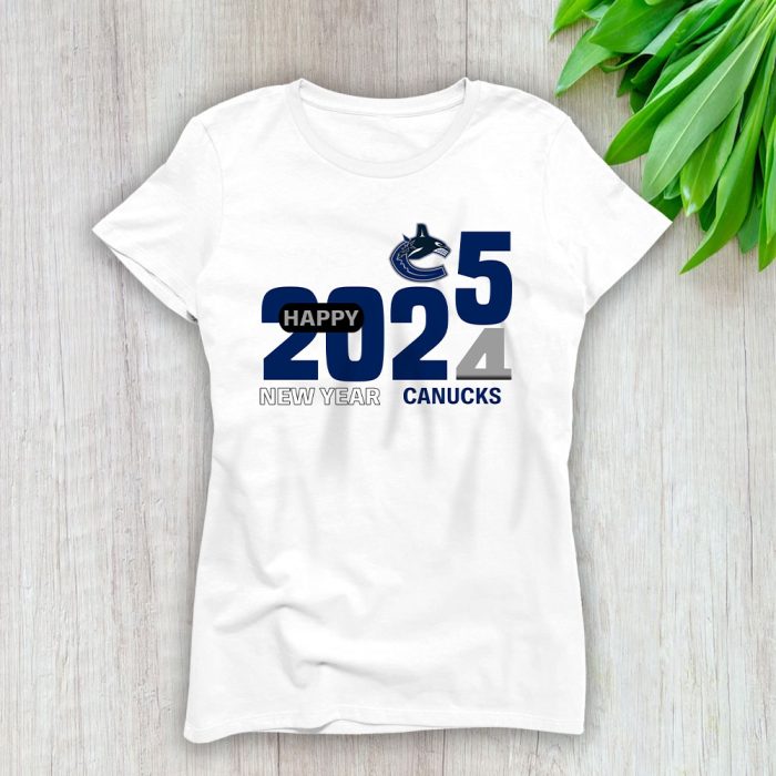 Vancouver Canucks Happy New Year NHL Gift For Fan Hello 2025 Unisex Sweatshirt TAS23169