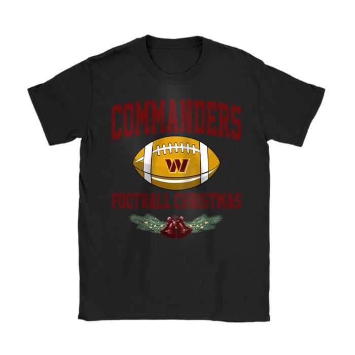 Washington Commanders Merry Christmas NFL Gift For Fan Baseball Christmas Unisex T-Shirt Cotton Tee TAT23279