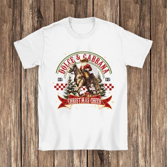 Western Christmas Dolce & Gabbana Unisex T-Shirt Cotton Tee TAT22207