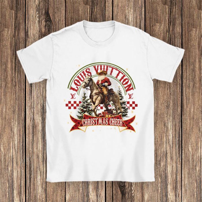 Western Christmas Louis Vuitton Unisex T-Shirt Cotton Tee TAT22212