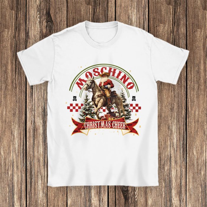 Western Christmas Moschino Unisex T-Shirt Cotton Tee TAT22213